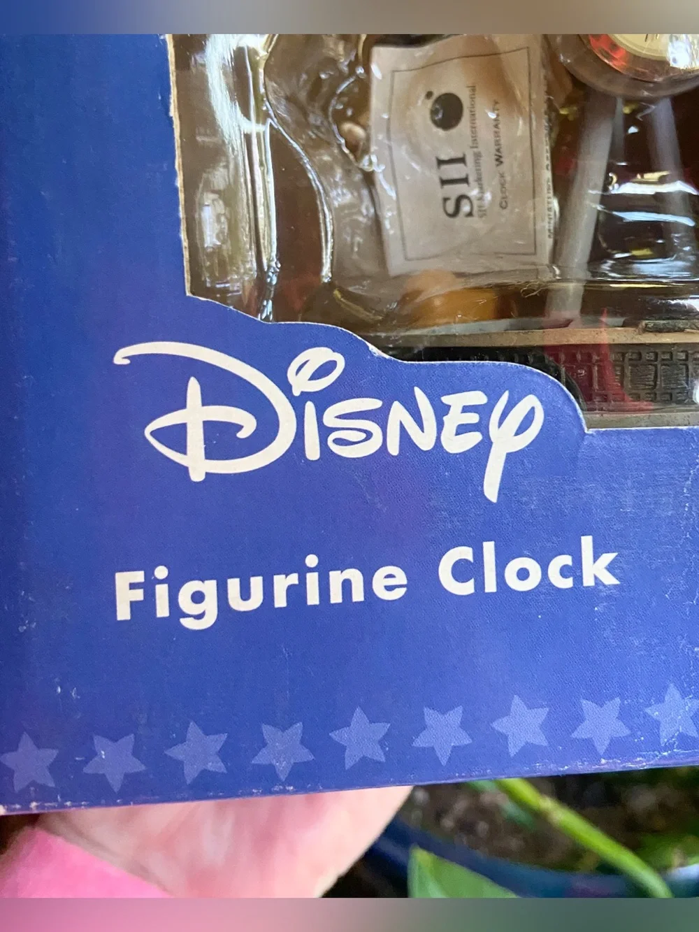 Disney Mickey Mouse Vintage Desk Clock NIB SII Marketing Rare Collectible Figure